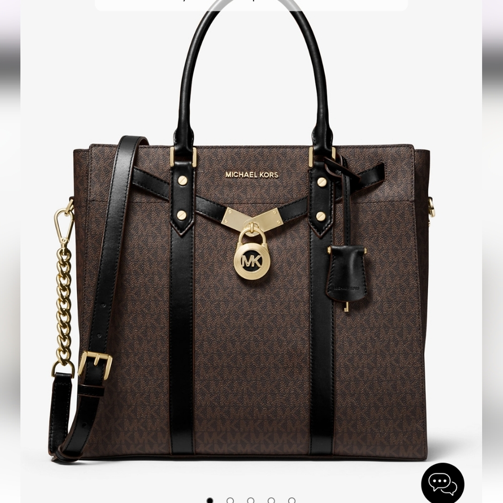Michael Kors Nouveau Hamilton Large Logo Tote Bag
